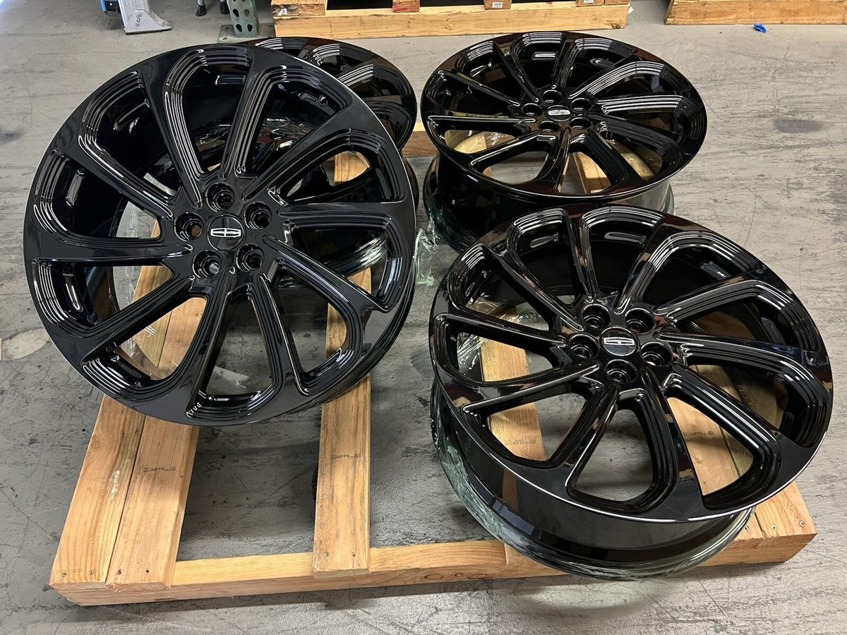 22” OEM Lincoln Nautilus Black Label Wheels Rims Factory Stock Original