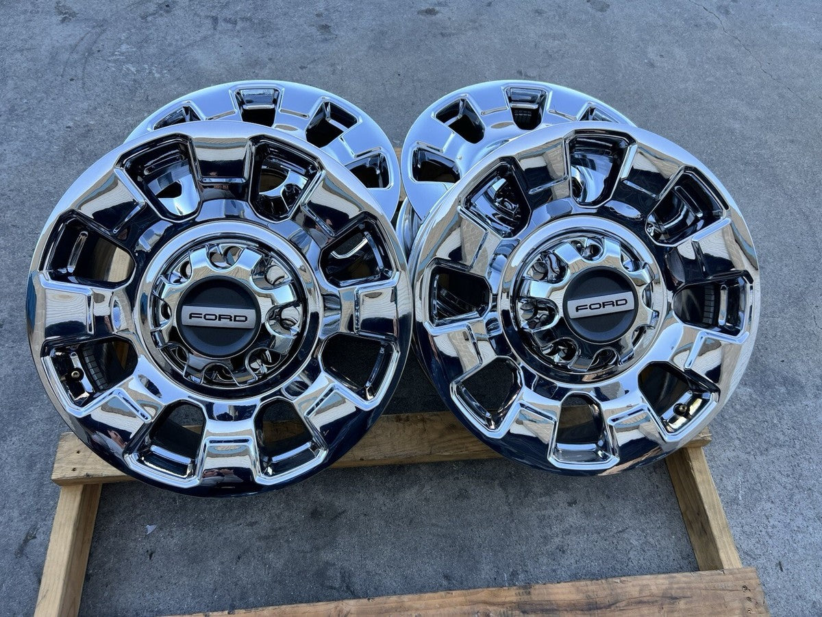 2025 FORD F250 F350 F-250 F-350 FACTORY OEM ORIGINAL STOCK CHROME WHEELS